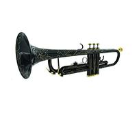 Trompetas Profesional BB Trumpet Negro Níquel Níquel Chapado Amarillo Instrumentos De Brass BB Trumpete Instrumento trompeta