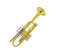 trompetas profesionales Instrumento de trompeta en tecla C trompeta de tres tonos examen para principiantes orquesta profesional