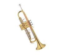 trompetas profesionales Instrumento musical dorado con laca de bronce fósforo en si bemol banda para principiantes nivel de rendimiento profesional