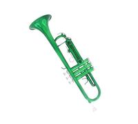 trompetas profesionales Juego de trompeta verde tubo de cobre de trompeta estándar con accesorios tubo de cobre pequeño y exquisito