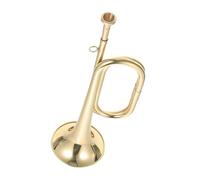 trompetas profesionales Nuevo Instrumento de latón de banda de caballería de banda escolar de llamada de corneta de latón fácil de llevar