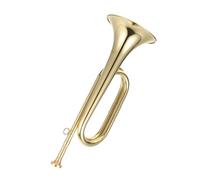 trompetas profesionales Pipa de latón con boquilla adecuada para instrumentos de viento de orquesta de caballería de banda escolar
