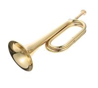 trompetas profesionales Trompeta de latón con boquilla llamado de corneta de latón para aprender instrumento de latón banda escolar banda de caballería