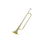 trompetas profesionales Trompeta dorada B-key Student Young Pioneers Drum and Bugle Corps tipo 220 con boca de ahorro de mano de obra 7C