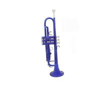 trompetas profesionales Trompeta estándar de tubo de cobre conjunto azul con accesorios pequeño y exquisito tubo de cobre