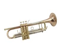 trompetas profesionales Trompeta instrumento musical plano trompeta de latón para estudiantes trompeta de mano trompeta de bolsillo portátil