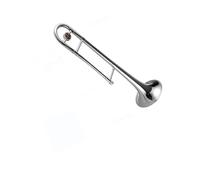 trompetas profesionales Trompeta plateada trombón alto latón Bb instrumento de viento plano boquilla de cobre blanco estudiante principiante