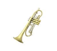 trompetas profesionales Trompeta profesional avanzada hecha a medida instrumento musical profesional con superficie chapada en oro y latón Bb con caja
