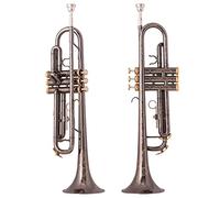 Trompetas Professional BB Trumpet Nick Nickel Gold Chapado Amarillo Instrumentos De Brass Instrumento trompeta