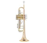 Trompetas Rendimiento Profesional En La Etapa De La Orquesta De Trompeta Plana BB B Tri-Note Instrumento trompeta
