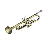 Trompetas Senior Professional Antiguo Cuerpo Plata Golden Clave Importado Piston Trompeta Instrumento trompeta