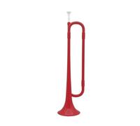 Trompetas Trompeta De Corneta Plana B, Banda Escolar, Bocina De Plástico De Caballería Con Boquilla, Instrumento Musical De Latón Para Principiantes (Color : Crimson)