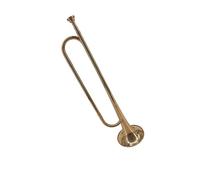 Trompetas Trompeta De Llamada De Corneta Plana B, Instrumentos De Material De Latón Con Boquilla Para Banda Escolar, Caballería, Militar Principiante