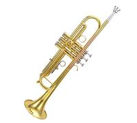 Trompetas Tubo De Boquilla De Bronce De Fósforo Trompeta B Plana Laca De Oro Trompeta Instrumento trompeta