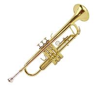 Trompetas Un Instrumento De Trompeta De Tres Colores En B Plana Para Principiantes. Instrumento trompeta