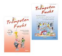 TrompetenFuchs 1 y libro de jugadas 1: (juego de inicio) con códigos QR - Trompetas Fuchs Band 1 (ISBN 9783866260788, 9783866262560) + paño de pulido Soundman para trompeta