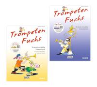 Trompetenfuchs Band 2 9783866260795 EH 3892 and Trompetenfuchs Band 3 9783866260801 Plus Microfaserreinigungstuch