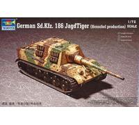 TROMPETER 07254 MAQUETA ALEMANA SD.KFZ.186 CAZAGDTIGER (PRODUCCIÓN HSCHEL) 1/72