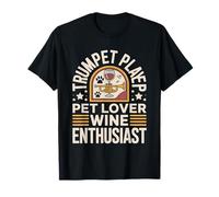 Trompetista Amante de Las Mascotas Entusiasta del Vino Camiseta