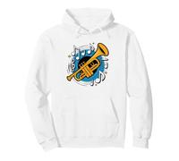 Trompetista De Jazz Musico Sudadera con Capucha