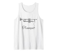 Trompetista Jazz Marching Band Orquesta Brass Music Camiseta sin Mangas