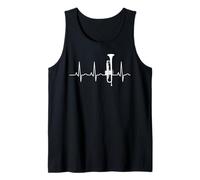 Trompetista Latido del corazón Reproductor de Trompeta Camiseta sin Mangas