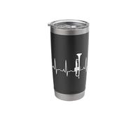 Trompetista Latido del corazón Reproductor de trompeta Vaso térmico de acero inoxidable de doble pared