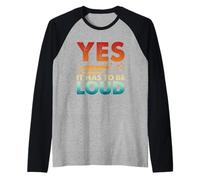Trompetista Músico Amante de la música Sí, Tiene Que ser Fuerte Camiseta Manga Raglan
