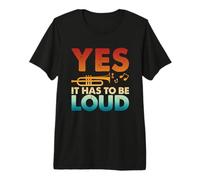 Trompetista Músico Amante de la música Sí, Tiene Que ser Fuerte Camiseta Premium