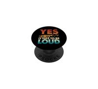Trompetista Músico Amante de la música Sí, Tiene Que ser Fuerte PopSockets PopGrip Adhesivo