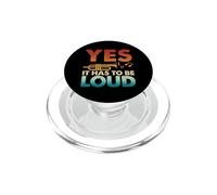 Trompetista Músico Amante de la música Sí, Tiene Que ser Fuerte PopSockets PopGrip para MagSafe