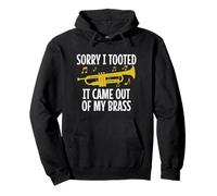 Trompetista Sorry I Tooted It Came Out Of My Brass Funny Sudadera con Capucha