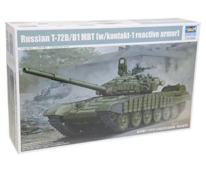 Trompetista una y Treinta y Cinco - T-72B MBT / B1 con Kontakt 1 Reactive Armour