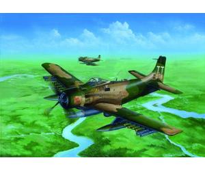 Trompetista una y treinta y dos minutos - Modelo Plano Douglas A-1J Skyraider Ad-7 , color/modelo surtido