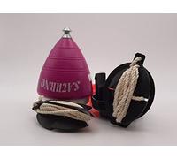 TROMPOS SPACE Gerardo Montero y Javi De María Saturno Morado + Cuerda Regalo, Color, Mediano (SMCUER)