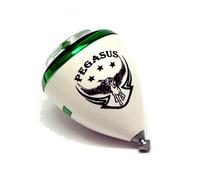 Trompos Space Pegasus - Peonza con diseño de pegaso, modelo de punta fija, 3 colores disponibles