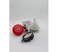 TROMPOS Space - Trompo Saturno Clásico de Diseño Ligero, Peonza de Iniciación con Punta Fija de Acero, Modelo Agil y Equilibrado, Incluye Cuerda, Color Blanco