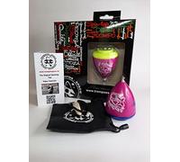 TROMPOS SPACE - Trompo Saturno Xtreme Roller de Alta Resistencia, Peonza con Punta de Rodamiento de Acero, Doble Grosor de Pared y Diseño Antirrotura, Incluye Packaging Oficial y Cuerda, Color Morado