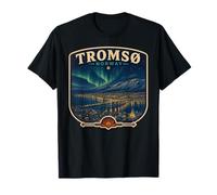 Tromso Noruega Ciudad Natal Tromso Fan Norge Viaje Familiar Camiseta