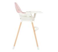 Trona 2en1 Nutri Wood de Kikkaboo Rosa Kikka Boo