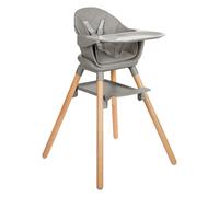 Trona 2en1 Woody de KikkaBoo Gris