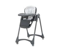 Trona Bebé SOJA - Altura Regulable 7 Posiciones, Respaldo Reclinable, Plegado Compacto, Bandeja Doble Ajustable, Arnés 5 Puntos, Textil Lavable - Árbol Asalvo