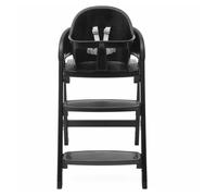 Chicco Crescendo Lite, Trona Evolutiva Bebé con 3 Configuraciones: Trona Bebés, Silla Elevadora para Niños y Taburete para adultos, De 6 meses hasta 110 kg, Cierre compacto Plegable, Negro