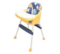 Trona para bebé, Asiento Elevador de Altura Ajustable con Bandeja para bebé, Mesa de Comedor, con Pie Antideslizante y Arnés de Seguridad, Asiento para Silla de Alimentación,Seguro