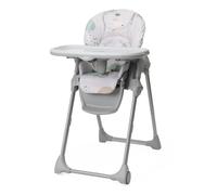 Trona Chicco Polly Easy para niños de 6 a 36 meses, trona ajustable en altura y reclinable, 4 ruedas, plegado compacto, bandeja extraíble y reposapiés ajustable, 6-36 meses