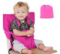 Trona Portatil Bebe,Trona de Viaje Para Bebé Tronas de Bebe Portatil Seguro y Duradero Portatil Arnés de Seguridad Lavable Es Adecuado Para Viajar ir a Restaurantes y Cafés.