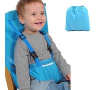 Trona Portatil Bebe,Trona de Viaje Para Bebé Tronas de Bebe Portatil Seguro y Duradero Portatil Arnés de Seguridad Lavable Es Adecuado Para Viajar ir a Restaurantes y Cafés.