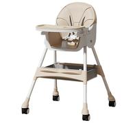 Trona - Silla de Comer Ajustable - Asiento Elevador con Plegable para Alimentación en Cocina Playa Restaurante Viajes Camping Exterior