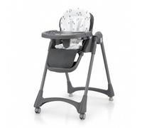 Trona Bebé SOJA - Altura Regulable 7 Posiciones, Respaldo Reclinable, Plegado Compacto, Bandeja Doble Ajustable, Arnés 5 Puntos, Textil Lavable - Árbol Asalvo