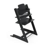 Trona Tripp Trapp de Stokke, Black - Incluye Silla + Baby Set 2 para Niños de 6 a 36 Meses - Ajustable, Ergonómica y Fácil de Limpiar
